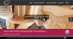 Desktop Screenshot of menuiserie-aj2m.com