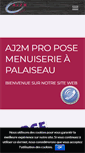 Mobile Screenshot of menuiserie-aj2m.com